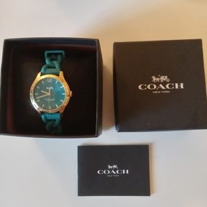 Coach Teal Watch